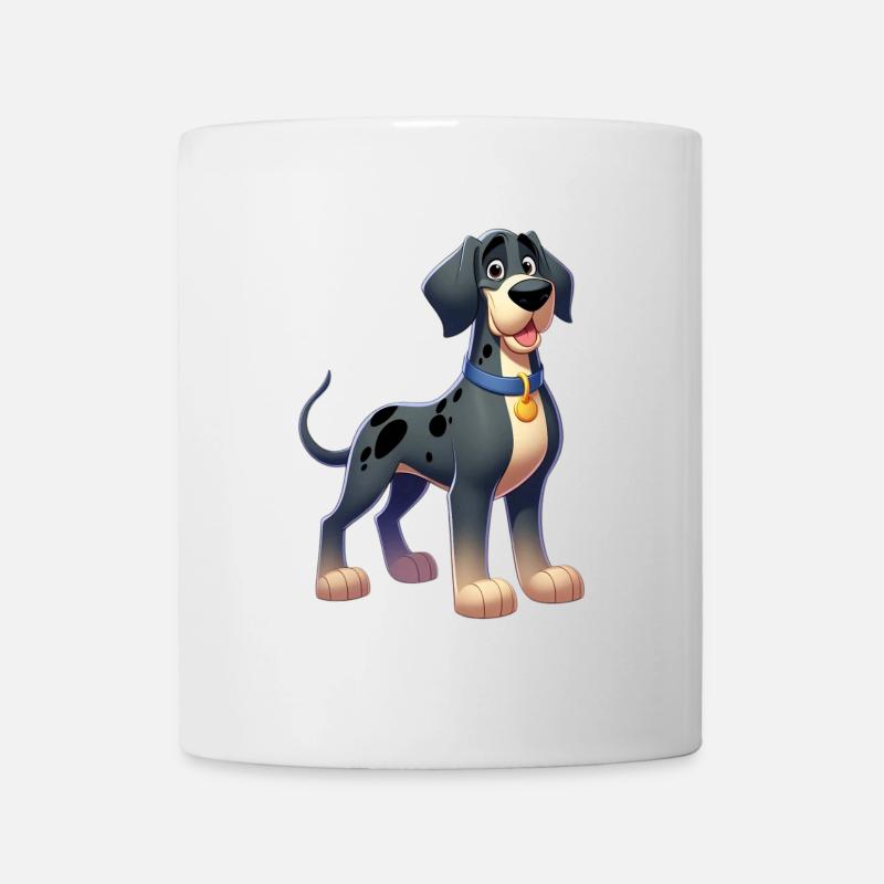 dogue allemand 3 - Mug blanc - blanc