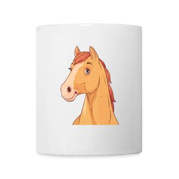 Ponyhof Pferd Reiter - Tasse - Weiß - Vorne