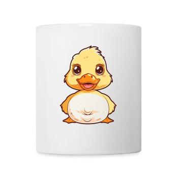 Coin-coin, bec - Mug blanc - blanc - Devant