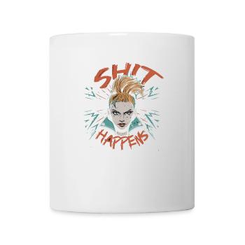 Scheiße passiert - Tasse - Weiß - Vorne