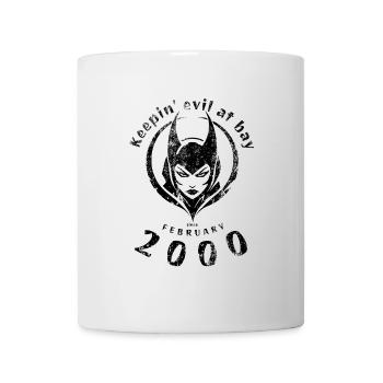 25. Geburtstag Keepin evil at bay since 02/2000 - Mug - white - Front