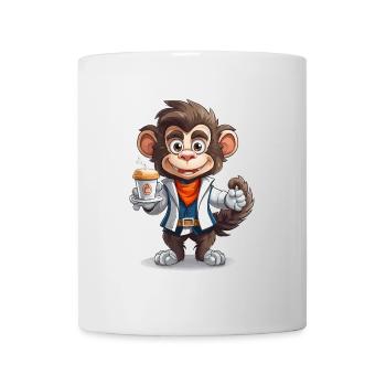 Brau-Affe Barista - Tasse - Weiß - Vorne