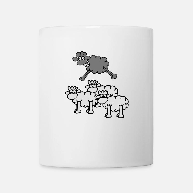 saut de mouton - Mug blanc - blanc