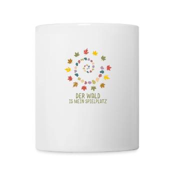 Waldkinder - Der Wald ist mein Spielplatz - Tasse - Weiß - Vorne