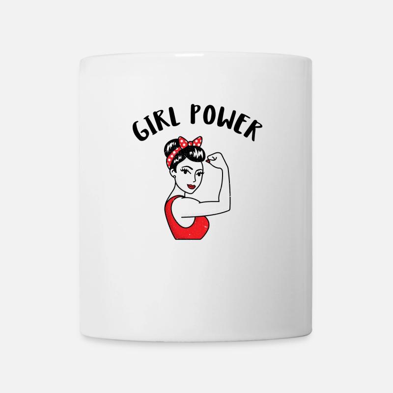 Girl Power - Mug blanc - blanc