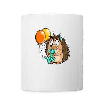 Paulchen Peng Igel Ballons Design Statement - Tasse - Weiß - Vorne