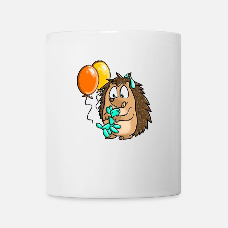 Déclaration de conception de ballons hérisson Paulchen Peng - Mug blanc - blanc