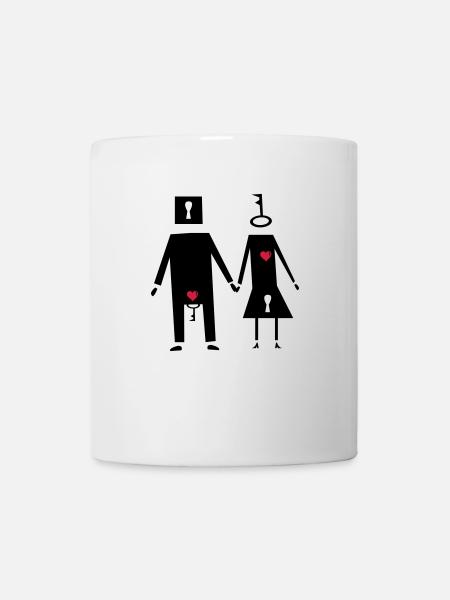 couple couple funny - Mug - white