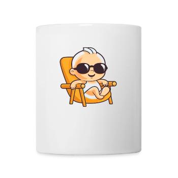 Chill Baby, Ambiance d’été - Mug blanc - blanc - Devant