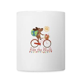 Ride The World with Dog III - Mug - white - Front