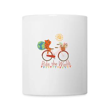 Ride The World with Cat III - Mug - white - Front