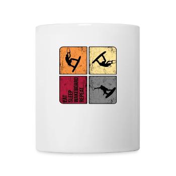Wakeboarding Wakeboarder Wakestyle Retro Wakemaster - Mug - white - Front