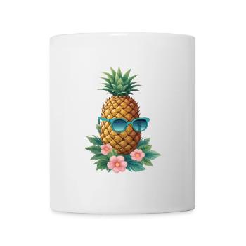 Pineapple Pineapple Cool Sunglasses Gift - Mug - white - Front