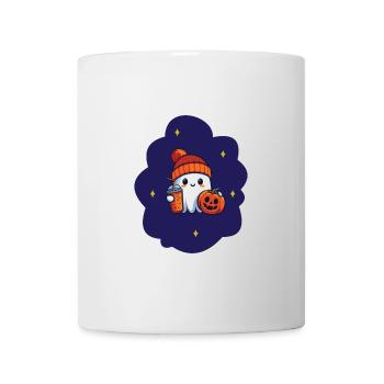 AUTUMN - Pumpkin Ghost - Tasse - Weiß - Vorne