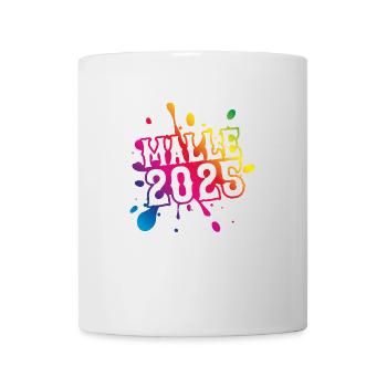 Malle 2025 Klecks - Tasse - Weiß - Vorne