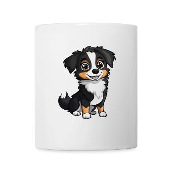 Australian Shepherd Dog Cute - Mug - white - Front