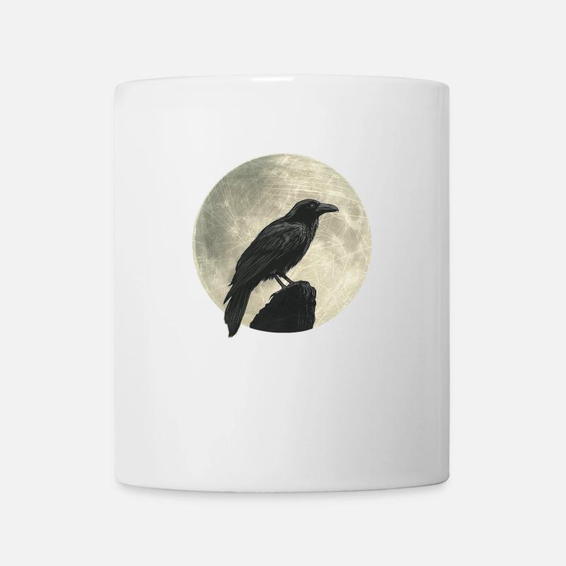 Corbeau - Mug blanc - blanc