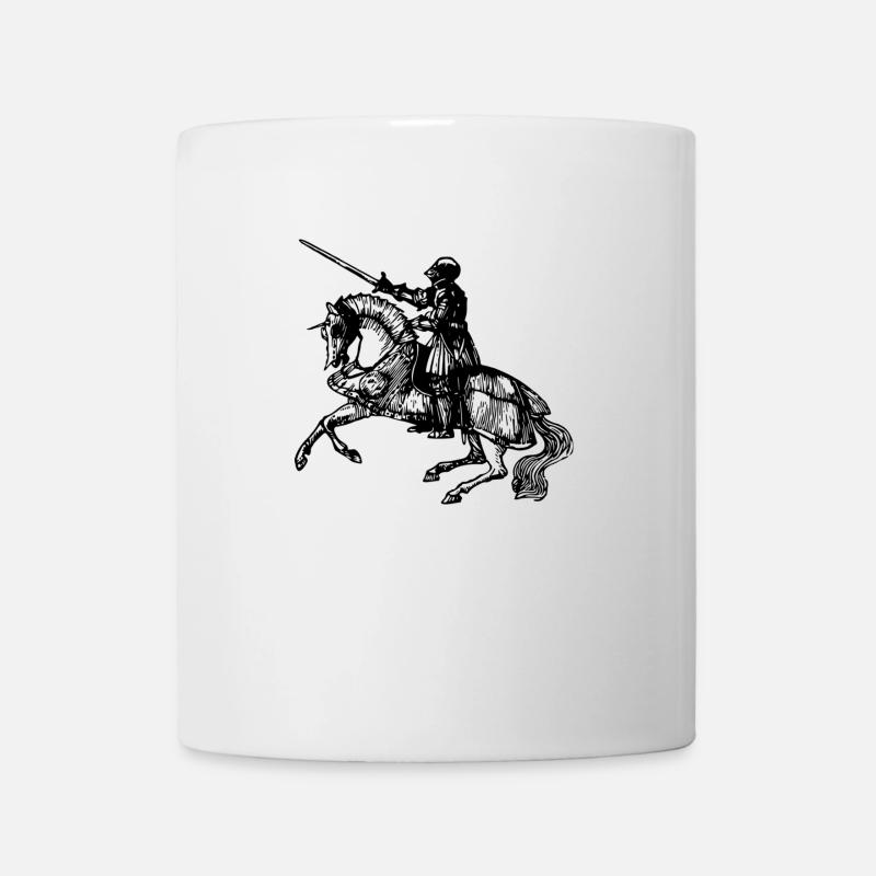 chevalier - Mug blanc - blanc