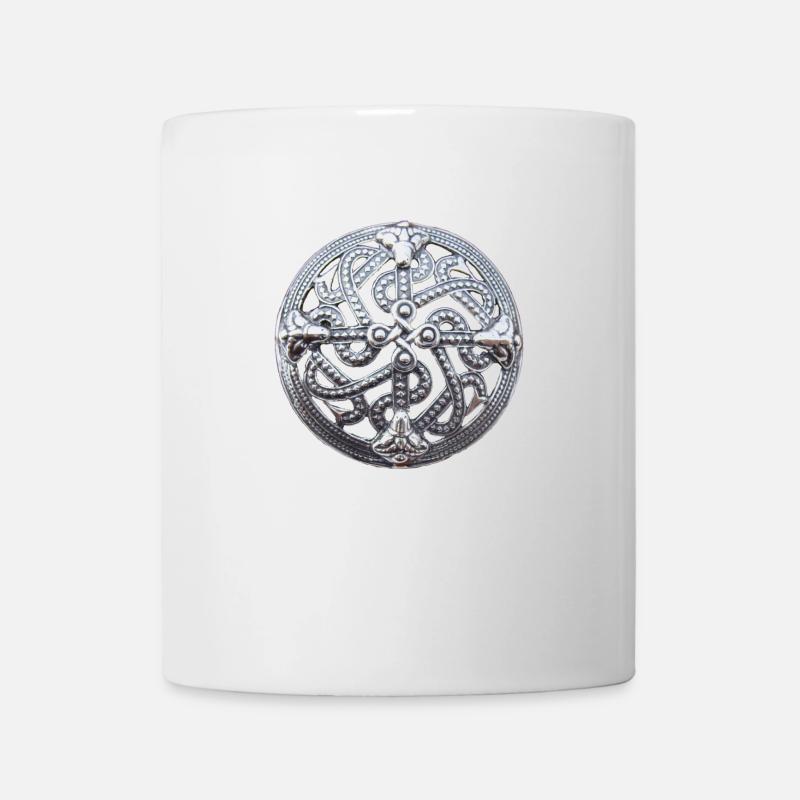 odin shield - Tasse - Weiß