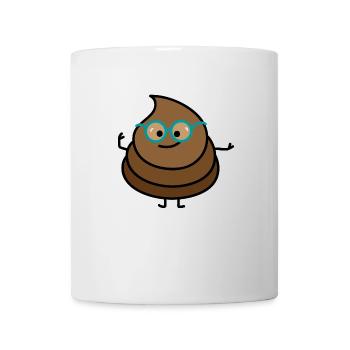 Merde malin (b) - Mug blanc - blanc - Devant