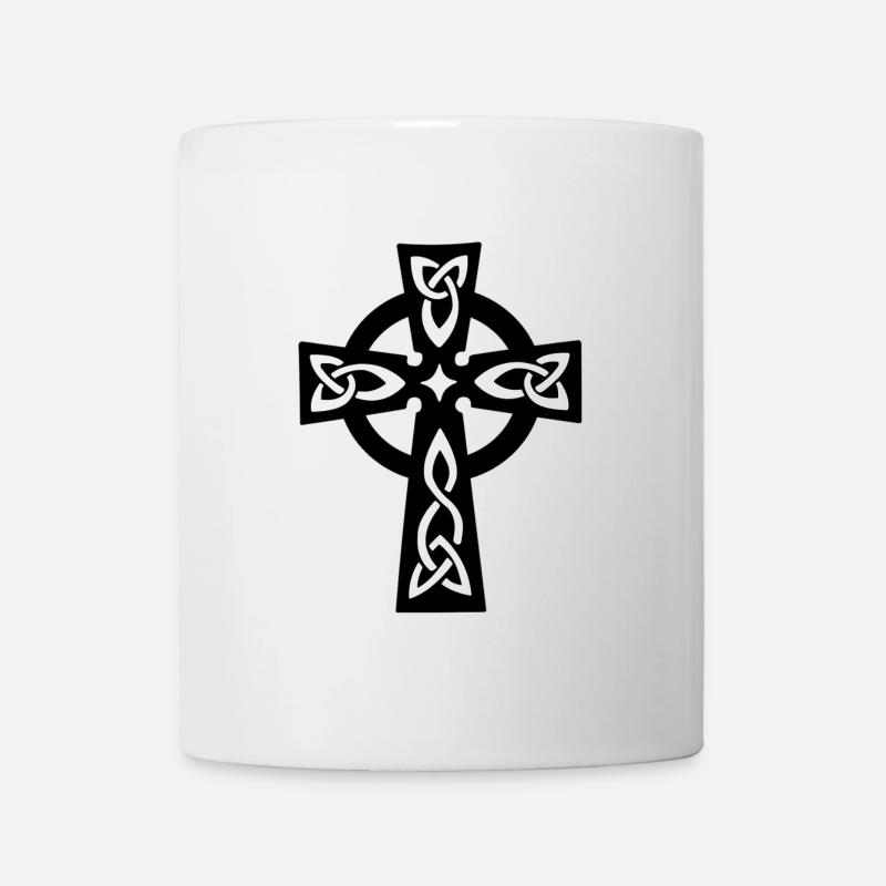 Celtique ou croix celtique - Mug blanc - blanc