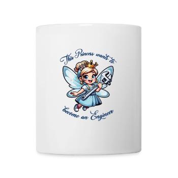 Oubliez la fée et la princesse - Je suis ingénieur - Mug blanc - blanc - Devant