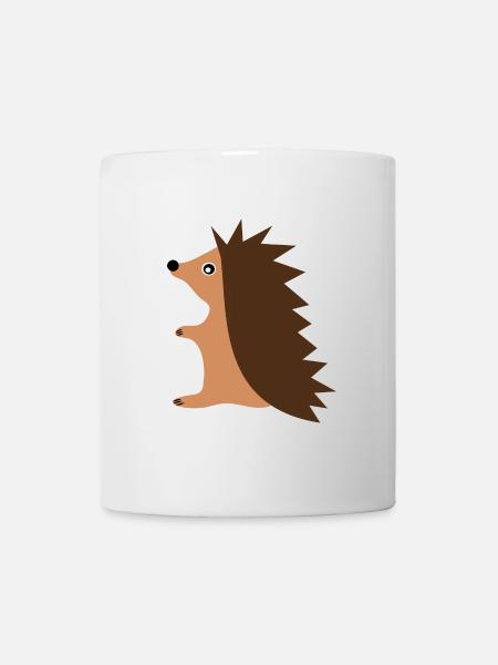 Igel - Tasse - Weiß