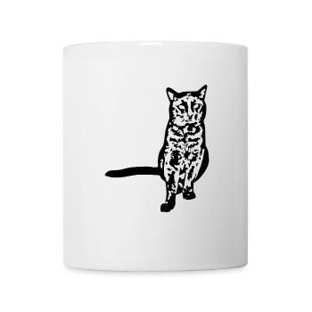 Black Cat Cat Black Cats Gift - Mug - white - Front