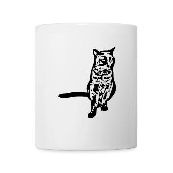 Black Cat Cat Black Cats Gift - Mug - white - Front