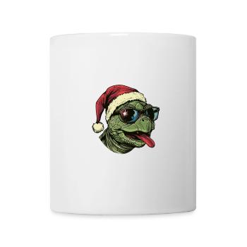 Turtle Christmas Funny - Mug - white - Front