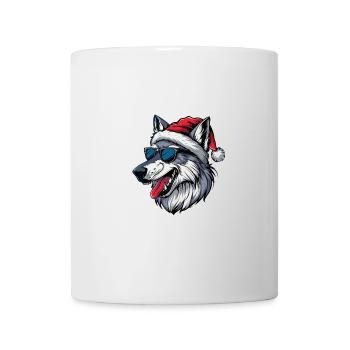 Wolf Christmas Funny - Mug - white - Front