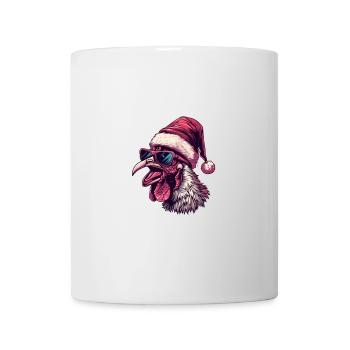 Coq Turquie Noël Drôle - Mug blanc - blanc - Devant