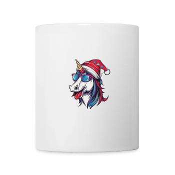 Unicorn Christmas Funny - Mug - white - Front
