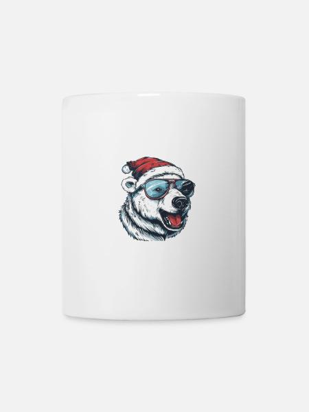 Eisbär Weihnachten Lustig - Tasse - Weiß
