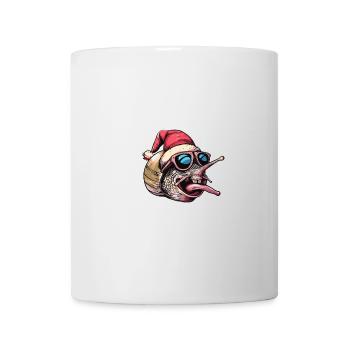 Schnecke Weihnachten Lustig - Tasse - Weiß - Vorne