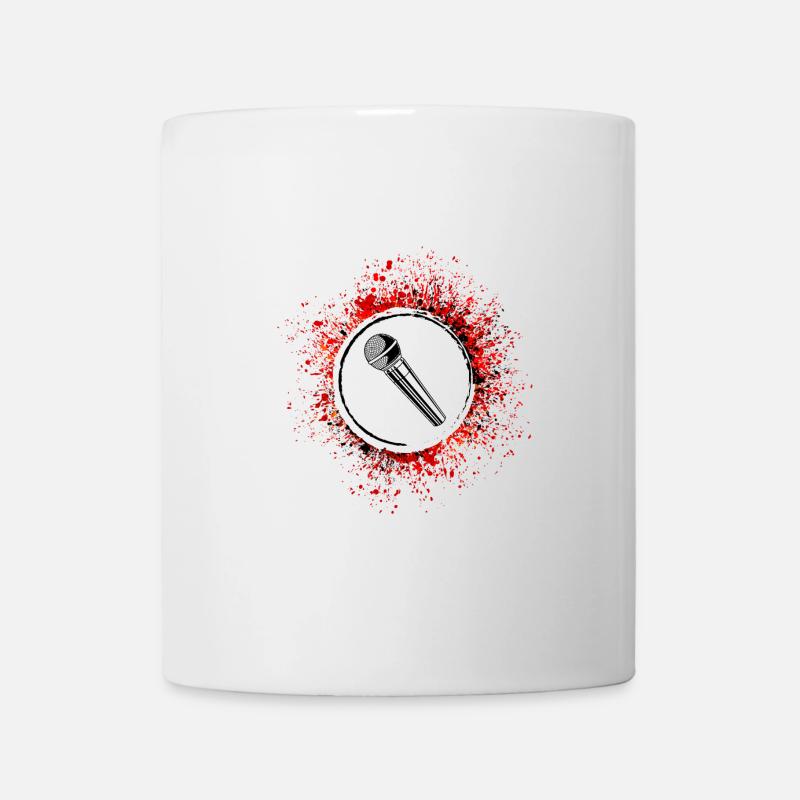 Microphone icon - Mug - white