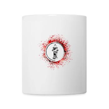 Borne d’incendie Icône Brigade de pompiers - Mug blanc - blanc - Devant