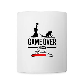 Wedding Loading 2025 Game Over - Mug blanc - blanc - Devant