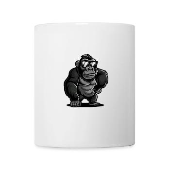 Gorille Cool Bande Dessinée - Mug blanc - blanc - Devant