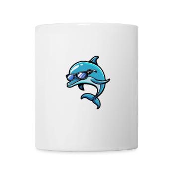 Dolphin Cool Comic - Mug - white - Front