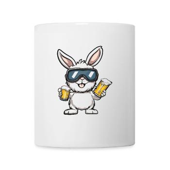 Hase Apres Ski Bier - Tasse - Weiß - Vorne