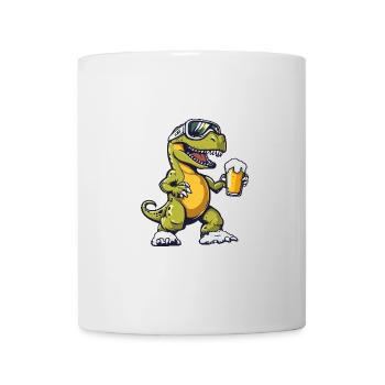 Dinosaur T-Rex Bière Après-Ski - Mug blanc - blanc - Devant