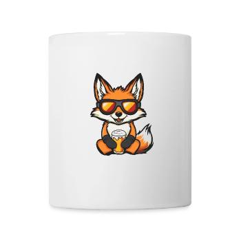 Fuchs Apres Ski Bier - Tasse - Weiß - Vorne