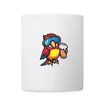 Bière après-ski Papagai - Mug blanc - blanc - Devant