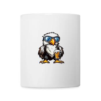 Eagle Après-Ski Bière Bande dessinée - Mug blanc - blanc - Devant