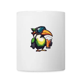 Toucan Bird Après Ski Beer Comic - Mug - white - Front