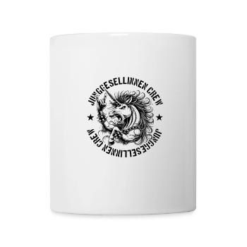 Junggesellinnen Crew Einhorn Jga - Tasse - Weiß - Vorne