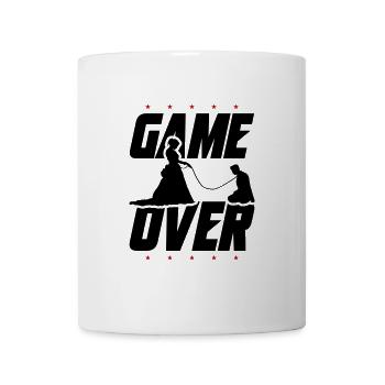 Game Over Brautpaar Hochzeit - Tasse - Weiß - Vorne