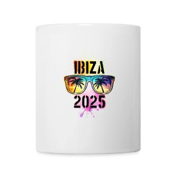 Ibiza 2025 Palm Trees Colorful - Mug - white - Front