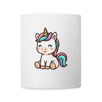 Pastel Unicorn Snuggle Dream - Mug - white - Front